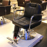 厂家直销豪华电动升降美发椅 倒背椅 欧式理发椅子 热卖剪发椅