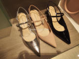 Charles&Keith鞋新加坡代购性感漆皮后镂空小ck女鞋CK1-60900031