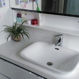 洗手面盆套装整体小户型浴室柜组合微晶石洁具卫浴厕所挂墙台上盆