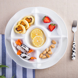 陶瓷五果盘餐饮用具餐具创意汤盘盘子碟子汤盘水果沙拉盘西餐