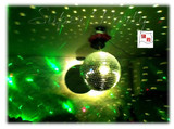 舞台灯光玻璃球玻璃镜球贴片反光反射配合射灯旋转反射配电机