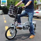 米道16寸新款电动车自行车36V48V锂电池折叠式标准型成人双人单车