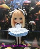 【MG001】Blythe小布娃娃衣服，Azone娃娃衣服/蓝色爱丽丝洋装团