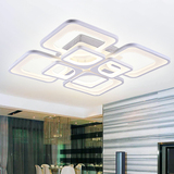 现代简约超薄大气长方形正方形客厅灯LED吸顶灯创意大厅卧室灯具