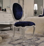 特价新古典餐椅 简约欧式白色实木洽淡椅子 后现代卧室时尚休闲椅