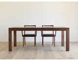 餐桌椅组合现代简约 黑胡桃木橡木餐桌饭桌 小户型宜家北欧餐台
