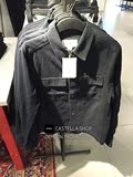 HM H&M 专柜正品代购 贝克汉姆系列 男装衬衫式夹克外套 0369022