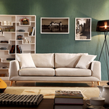 北欧沙发宜家小户型创意沙发三人布艺沙发小户型日式沙发客厅组合