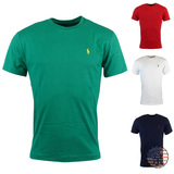 美国代购Polo Ralph Lauren 拉夫劳伦男士纯色圆领V领短袖T恤衫