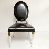 特价时尚皮革软包餐椅欧式不锈钢坐椅户外休闲咖啡椅办公椅子定制