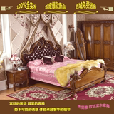 美式床高箱储物真皮床欧式床双人布艺床法式床实木床公主床家具