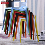特价塑料椅简约时尚宜家餐椅马凳方凳子洽谈接待椅备用椅餐厅用椅