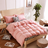 简约韩式家纺床上四件套 纯色1.2米床单人被套三件套1.5/1.8/2.0m