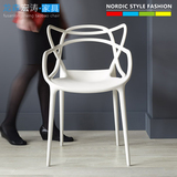 户外桌椅现代设计椅子塑料靠背餐椅凳子藤椅时尚创意咖啡厅椅子