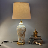 欧式奢华美式乡村新中式复古典客厅卧室床头灯陶瓷铜装饰台灯灯具