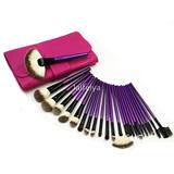 24支紫色迷情化妆刷套装 专业全套彩妆工具套刷  厂家直销