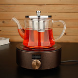 耐高温电陶炉电磁炉专用煮茶壶 无硅胶玻璃电茶壶烧水壶煮茶器