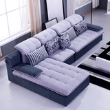 布艺沙发小户型现代简约可拆洗沙发三人组合客厅家具懒人沙发