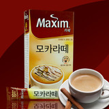 包邮韩国麦馨卡布奇诺摩卡拿铁Latte巧克力味泡沫咖啡132g棕色盒