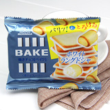 日本进口零食品 森永BAKE烘烤奶油曲奇白巧克力38g 10粒入