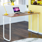 台式电脑桌可简单易组装宜家用个性现代简约懒人实木简易办公桌子