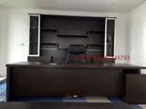 杭州办公家具简约现代不锈钢老板桌大班台主管桌经理办公桌椅特价