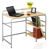 慧乐家外贸正品现代简约办公室书房家用带书架大电脑桌子写字台