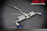 RES排气管改装 马自达CX-4中尾段可变阀门排气管改装 原装位安装