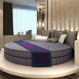 丽歌菲雅 奢华五星级酒店 高分子护脊椎 纯3D圆形床垫 席梦思定制