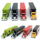 儿童玩具汽车模型货柜车合金滑行车大货车集装箱运输卡车男孩礼物