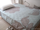 外贸欧式60支纯棉埃及棉加大贡缎床单单件双人被单1.5/1.8米床上