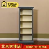 美式乡村单门书柜地中海单门衣柜实木书柜家具北京厂家定制