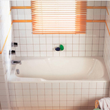 科勒卫浴 铸铁浴缸1.4米K-8262T-0嵌入式成人独立浴缸 独立式家用