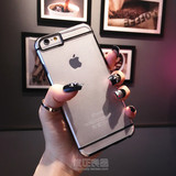 简约潮牌iPhone6s/6/plus/5s手机壳 创意透明苹果保护套防摔潮