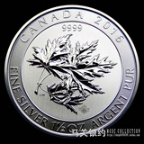 2016 加拿大枫叶加厚银币 1.5盎司  送全套配件