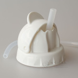香港代购利其尔PPSU吸管杯上盖配件硅胶吸管盖密封圈宽口哺乳奶瓶