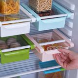 厨房用品收纳架冰箱保鲜隔板层多用整理架抽动式分类置物盒储物架