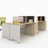 办公桌椅屏风员工位电脑桌职工卡座组合工作位 4 6人简约现代特价