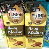 韩国正品现货 LG ON蜂蜜 身体乳 保湿乳液 补水 滋润去鸡皮400ml