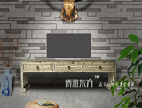 中式新古典家具白色复古实木电视柜三斗玄关柜装饰柜门厅柜视听柜