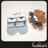 志明居家·闺蜜船袜短筒款KAWAII卡通企鹅图案纯棉袜子