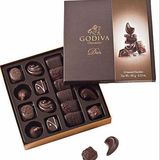 【包邮】香港godiva歌帝梵黑巧克力礼盒18颗装生日礼物零食