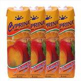 满79元包邮Cyprina塞浦丽娜芒果橙子苹果混合果汁1L*4盒