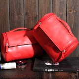 PU手提袋防水化妆包便携式收纳包旅行手拿包女士洗漱包大容量小包