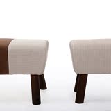 穿鞋凳时尚小沙发凳简约实木凳布艺床尾凳床前长凳现代梳妆凳