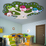 儿童房吸顶灯卧室护眼LED幼儿园卡通绿色大树温馨男女孩房间灯具