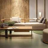 设计师布艺沙发组合纯实木北欧宜家布沙发小户型可拆洗三人沙发