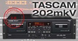 TASCAM 202MKV 202 MKV 专业卡座录音机 全新正品