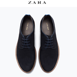 打折！西班牙ZARA男鞋正品代购真皮英伦德比鞋商务休闲鞋2060/002