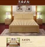 包邮实木双人床1.5米松木床带抽屉床实木床1.8米单人床1.2米木床